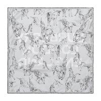 BURBERRY 博柏利 女款桑蚕丝围巾方巾 80161191