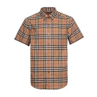 BURBERRY 博柏利 男款棉质短袖衬衫 80029271
