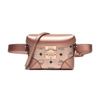 MCM 女士涂层帆布配皮小号腰包胸包斜挎包 MWZ9ABF43