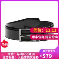 HUGO BOSS 雨果博斯 男士牛皮针扣式皮带腰带 50239979