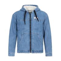 Kenzo 高田贤三 男士棉质连帽加绒牛仔外套上衣 F96 5BL519 2GB