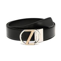 Z Zegna 杰尼亚 男士牛皮Z字标识双面板扣式皮带腰带 BMAD1B J0965D