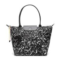 Longchamp 珑骧 女士LE PLIAGE APPALOOSA系列织物大号长柄手提单肩包 1899 420