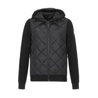 CANADA GOOSE 加拿大鹅 女士羊毛/锦纶修身版HYBRIDGE绗缝针织鹅绒连帽羽绒服夹克外套 6800L