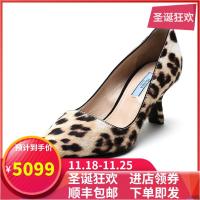 PRADA 普拉达 女士短皮毛 高跟鞋 1I718L F9C