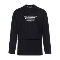 GIVENCHY 纪梵希 男士棉质宽松版圆领长袖T恤 BM70SE3002