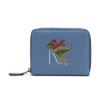 COACH 蔻驰 奢侈品 女士专柜款抛光鹅卵石纹皮革小号钱包钱夹86103