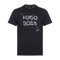 HUGO BOSS 雨果博斯 男士棉质圆领短袖T恤衫 50418533