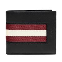 BALLY 巴利 男士皮质短款钱包钱夹 BONETT US ID HP