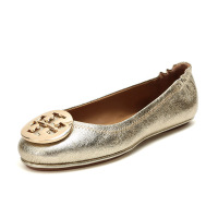TORY BURCH 托里·伯奇 奢侈品 TB女鞋 皮革船鞋平底鞋 50522
