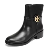 TORY BURCH 托里·伯奇 奢侈品 TB女鞋 MILLER系列牛皮粗跟短靴低筒靴 61151