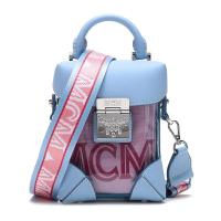 MCM 女士皮革/TPU迷你Soft Berlin透明包手提单肩斜挎包 MWRASBF04