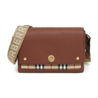 BURBERRY 博柏利 女士牛皮Vintage格纹Note单肩包斜挎包 80211111