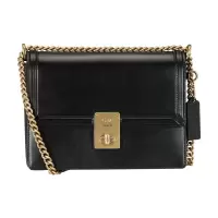 COACH 蔻驰 奢侈品 女款专柜款皮革HUTTON单肩斜挎包链条包 88342
