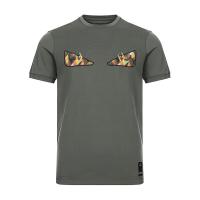 FENDI 男士棉质圆领短袖T恤衫 FY0894 ABR6