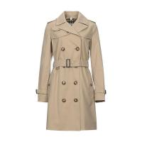 BURBERRY 博柏利 女士蜂蜜色棉质风衣外套 80279471