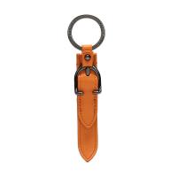 LONGCHAMP 珑骧 女款金属配皮钥匙圈钥匙扣礼盒款橘色 36014 941 017