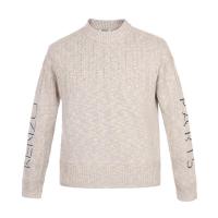 KENZO 高田贤三 男款棉/亚麻圆领长袖毛衣针织衫 FA5 5PU512 3LE