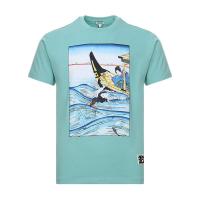 KENZO 高田贤三 男款棉质圆领短袖T恤 FA5 5TS043 4SF