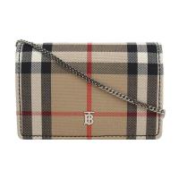 BURBERRY 博柏利 女款织物链条卡包装饰包80169821