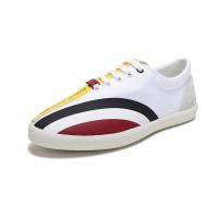 MONCLER 盟可睐 男款织物配皮/涂层系带休闲运动鞋 4M70100 02SCU