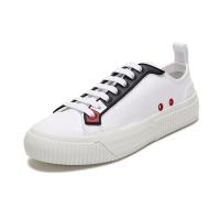 MONCLER 盟可睐 男款织物配皮系带运动鞋 4M71800 02S9A