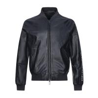 EMPORIO ARMANI 阿玛尼 男款羊皮革皮衣外套上衣 41B5BP 41P5B