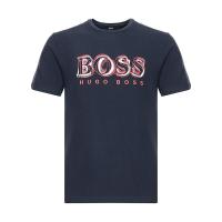 HUGO BOSS 雨果博斯 男款棉质圆领短袖T恤 50424073
