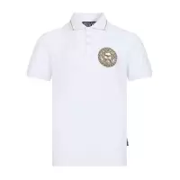 VERSACE JEANS COUTURE 范思哲 男款棉质短袖POLO衫 B3GVA7P4 36571