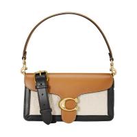 COACH 蔻驰 奢侈品 女士 专柜款经典标志织物配皮TABBY 26号手提单肩斜挎包 89148