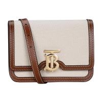 BURBERRY 博柏利 女士 帆布配皮迷你专属标识锁扣包 80171101