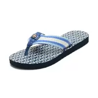 TORY BURCH 托里·伯奇 TB女鞋 织物配皮 拖鞋人字拖 61715