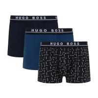 HUGO BOSS 雨果博斯 男士 棉质平角内裤三件套装 50430918