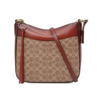 COACH 蔻驰 奢侈品 女士 专柜款PVC配皮单肩斜挎包 38579