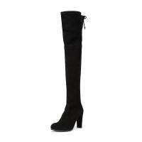 STUART WEITZMAN 斯图尔特·韦茨曼 女士 绒面皮革高跟过膝长靴 HIGHLAND