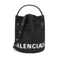 BALENCIAGA 巴黎世家 女士织物手提单肩斜挎包水桶包 619458 H852N