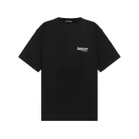 BALENCIAGA 巴黎世家 男士棉质宽松版圆领短袖T恤 620969 TIV52