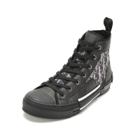 DIOR HOMME 迪奥 男士帆布等透明材质拼接B23高帮系带休闲运动鞋板鞋 3SH118YJP