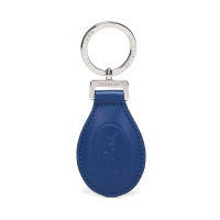 LONGCHAMP 珑骧 Le Foulonné bicolore 女士 系列金属配皮钥匙圈 6926 078