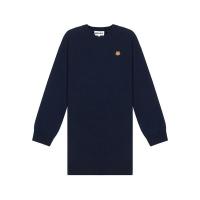高田贤三 KENZO 女士 羊毛宽松版圆领长袖针织连衣裙FB6 2RO635 3TA