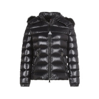 盟可睐 MONCLER 女士聚酰胺鹅绒连帽羽绒服外套1A54002 C0064