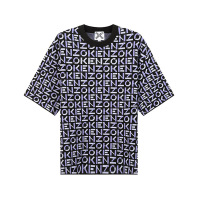 高田贤三 KENZO 男士KENZO SPORT系列微厚圆领短袖针织衫T恤FC5 5PU692 3SA