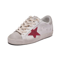 黄金鹅 GOLDEN GOOSE 女士皮革r系带休闲运动鞋板鞋脏脏鞋小脏鞋GWF00102 F002576