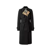 博柏利/巴宝莉 BURBERRY 女款棉质嘎巴甸Trench风衣外套80446781