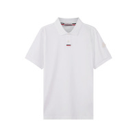 盟可睐/蒙口 MONCLER 男士棉质三色织带商务休闲短袖8A00022 899P0