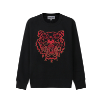 高田贤三 KENZO 女士棉质圆领长袖卫衣运动衫FC5 2SW824 CMB