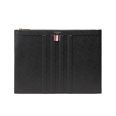 汤姆·布朗 THOM BROWNE 男士牛皮手拿包文件包中号 MAC133A 00198