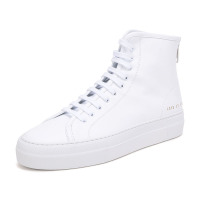 COMMON PROJECTS 女士皮革高帮系带板鞋运动鞋4018