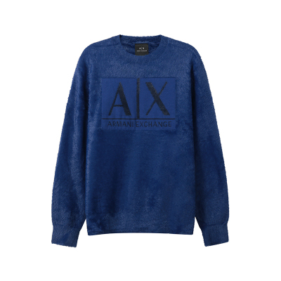 阿玛尼 ARMANI EXCHANGE 男士毛绒针织衫毛衣6LZM2B ZMT6Z