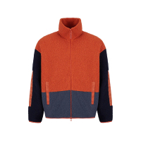 阿玛尼 ARMANI EXCHANGE 男士羊羔绒休闲拉链开衫夹克外套6LZMLE ZJKSZ